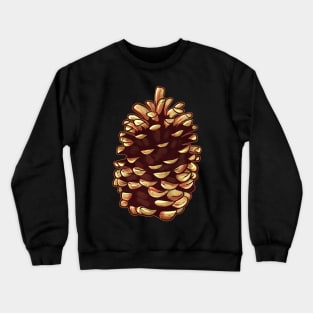 Fir Cone Or Pine Cone Autumn And Christmas Crewneck Sweatshirt